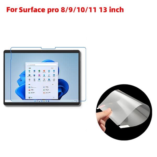 Soft Clear/matte Anti-glare Plastic PET film tablet pc screen protector Guard for Surface pro 8/9/10/11 13 inch 3pcs/lot