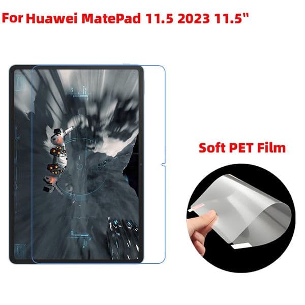 Soft Clear Transparent /matte Anti-glare Plastic PET film tablet pc screen protector Guard for Huawei MatePad 11.5 11.5 inch 3pcs/lot