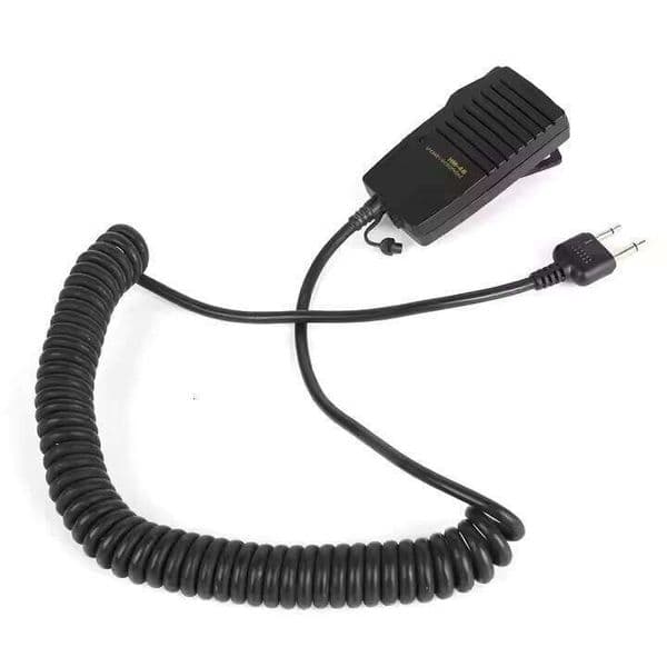 HM-46 Handheld Microphone, PTT & 3.5mm Headphone Jack, Compatible with ICOM IC-V8 IC-T2H IC-T7H Radios W32A Speaker