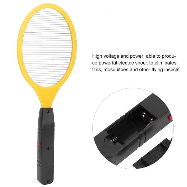 Mosquitos Killer Electric Summer Lightweight Fly Insect Bug Portable Swatter Racket Battery Power Pest Control Home Tool