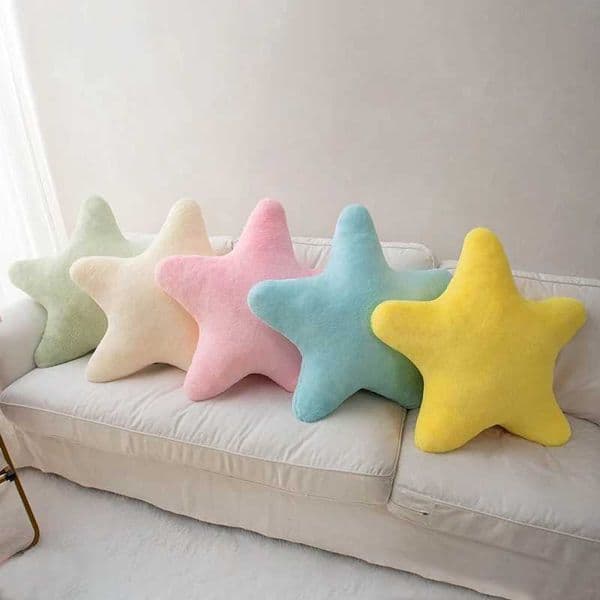 Star Shaped Pillow Decorative Star Pillow for Bed Soft Plush Throw Pillow Cute Pillow Plush Cushion for Kid Bedroom Living Room Y250627