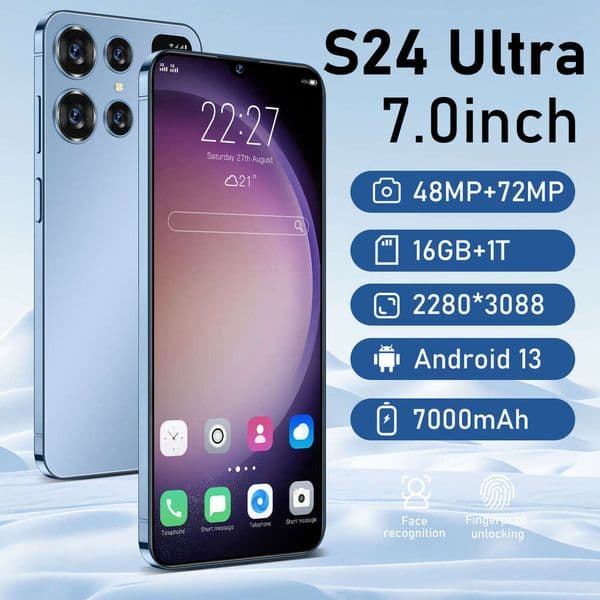 Cell Phones Professional Wholesale Mobile S24 Ultra Phone 16+1T Large Screen Android Smartphone