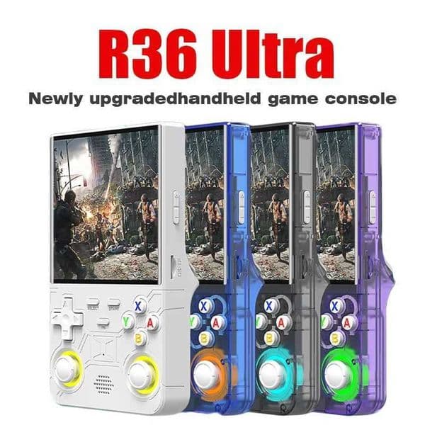 R36Ultra 40inch Retro Handheld Game Console 128GB Portable Video Player OpenSource Linux System for Gaming Z250928