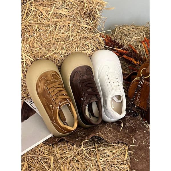 2025 Fashion sports shoes durable cowhide versatile for men and women autumn new casual shoes rubber soft sole anti slip designer shoes