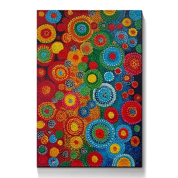 Hand-Painted Contemporary Colourful Newest Abstract Acrylic Oil Canvas for Bedroom/Living Space Wall Art Home Interior Decor- Unframed