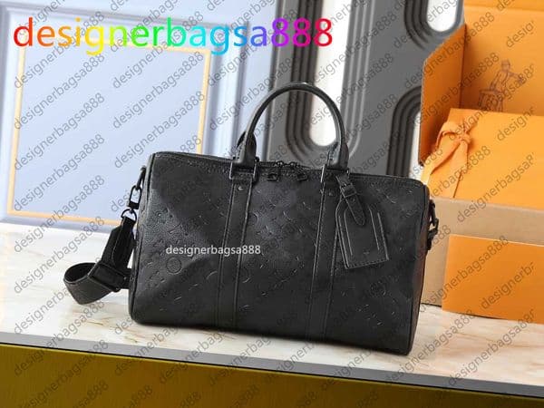 Designer Bags Tote bag Mens Crossbody bag duffle Trunk Pillow bag Leather Old Flower Shoulder bags purses Small Keepall bag 34cm Mens Womens Travel handbag 46655