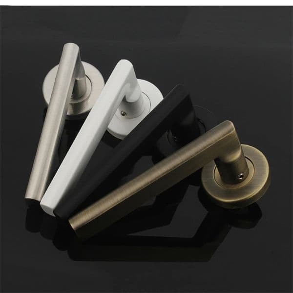 1PC Door Handles for Interior Doors Indoor Room Barn Wooden Door 304 Stainless Steel Handle Without Lock 231222