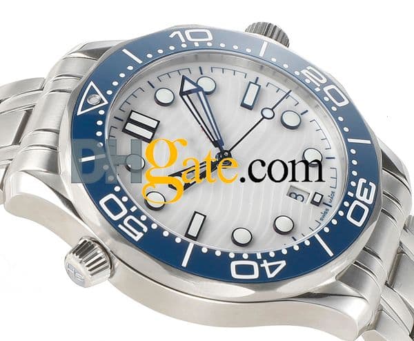 Super clone 210.90.42.20.10.001 watch AAAAA Ceramic Bezel Luxury Watch Top Quality Mens Men Automatic Watches Mechanical Movement Blue 300 designer watch 604a