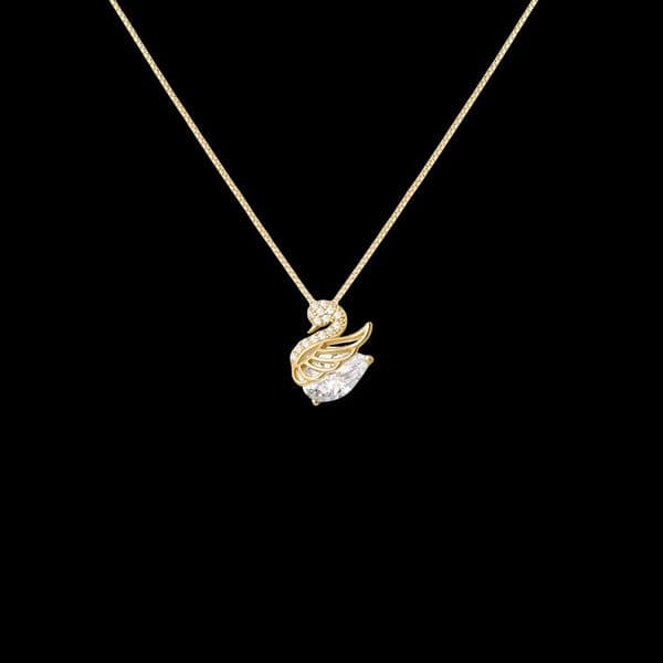 S Pure Sier Necklace Versatile Little Swan Pendant Light Niche Design High-end Jewelry Gift for Girlfriend or Best Friend
