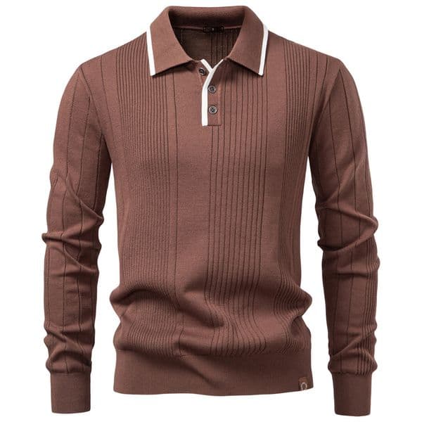 2025 Autumn Designer Hoodie Winter New European Size Turn-down Collar Men's Sweater Polo Half-zip Designer Shirt High-quality Knitted Sweater Men's Clothing