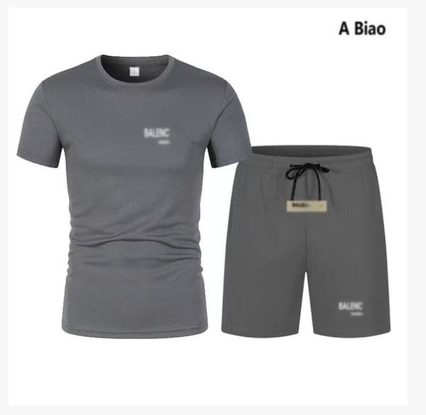 Men's Tracksuit Hip Hop Letter Print Oversized Short Sleeves designer T Shirt Shorts Pants Two Piece Set men Clothing