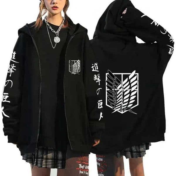 Anime Zipper Hoodie Sports Coat Sportswear Role Playing Women Sportswear Autumn Hoodie Fashionable Hoodie Rtable Womens Clothing T251008