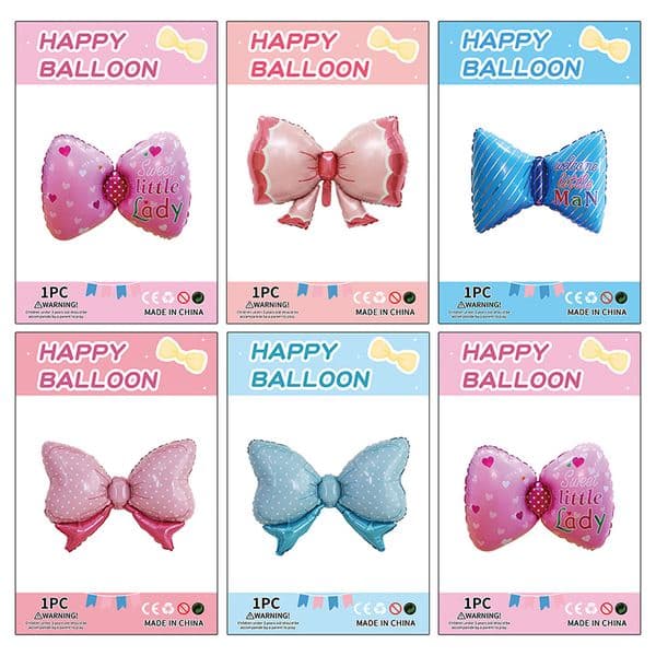 Candy Bow Foil Balloons: Scene Decoration for Friend Gatherings & Birthday Parties