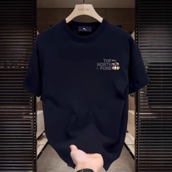 High-end Pure Cotton Designer Hoodie Short-sleeve T-shirt For Men 2025 New Summer Large Size Loose Round Neck Designer Shirt Tee Trendy Brand Fashion Top