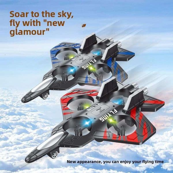 Cz01 Remote Control Foam Airplane Drone Hovering Fighter Altitude Hold Stunt Toy Drone With 4k Camera