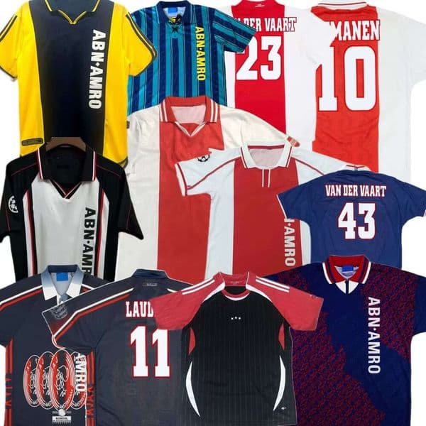 Retro football jersey 89 90 94 95 96 98 00 01 VAN DER VAART IBRANIMOVIC SEEDORF KLUIVERT BERGKAMP RIJKAARD DAVIDS BLIND LITMANEN soccer jerseys