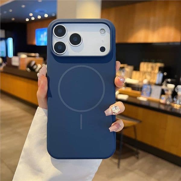 New tactile silicone liquid iPhone protective case magnetic full coverage shockproof Apple Pro air protection case