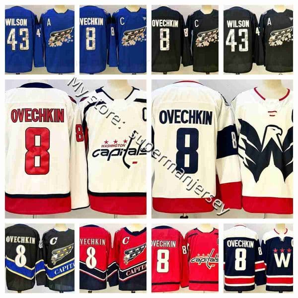 2026 8 Alex Ovechkin washingtons hockey jersey capital jersey TJ Oshie Dubois Tom WilsonS Logan Thompson Jakob Chychrun Charlie Lindgren Nicklas jerseys xs4xl