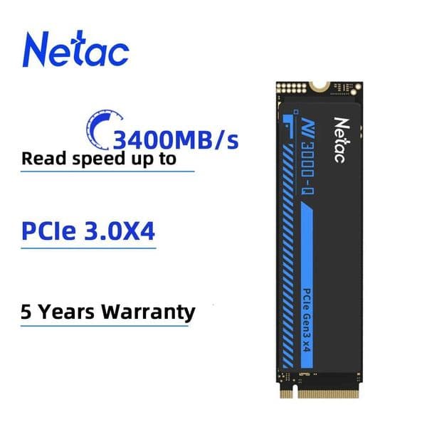 Netac NVMe SSD M2 1TB 2TB 512GB 3400MBs SSD PCIe30 M2 2280 SInternal Solid State Drives Disk NV3000Q for Laptop Desktop
