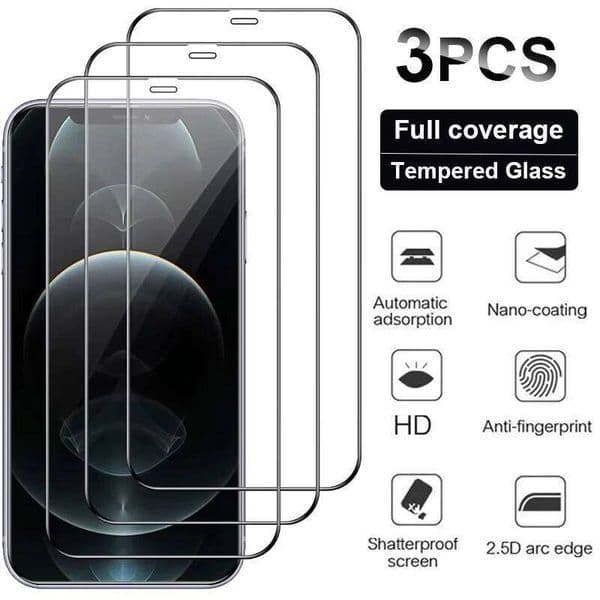 1-3Pcs Full Cover Screen Protector For Xiaomi Mi 13 12 11 Lite 13T 12T 11T 10T Poco C65 C55 C61 F6 Pro F5 X6 X5 X4 X3 NFC M5 M6