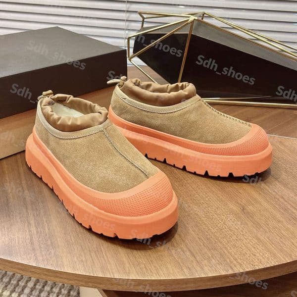 Designer Tasman Weather Hybrid Neumel Boots Slippers Ultra Mini Boots Gender Men Women Tazz Waterproof Rain Classic Chestnut Sheepskin Winter Slip-on Shoes 35-45