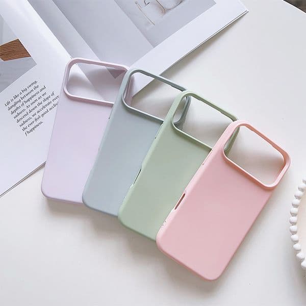 Premium Liquid Silicone Case for iPhone 17 Pro Max 16 Pro Max 15 Pro 14 PLUS Luxury Soft Protective Cover