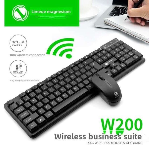Limei W200 Floating Business Office Intelligent Power-Saving Desktop Laptop Keyboard Mouse Set