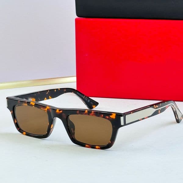 Fashion womens rectangular narrow frame sunglasses SL 793 Designer acetate square frame sunglasses Casual personalized versatile