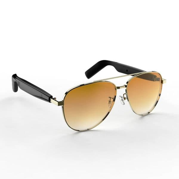 Smart Glasses Bluetooth with Open Ear Audio Gradient Sun Lens All-Day Wearable for Hands-Free Calls, Music, and Stylish Sun Protection, Universal for iPhone/Android