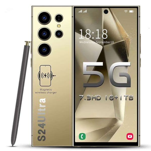 S24 Ultra 16GB+1TB smartphone cell phone Dual SIM 5G Phone 6.8HD+ Display 13MP+50MP Camera Android 13 Mobile Fingerprint Face ID GPS