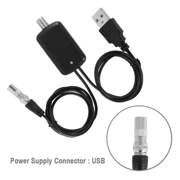 Digital TV Antenna Amplifier - 4K Ultra HD Signal Enhancement for High Definition Reception