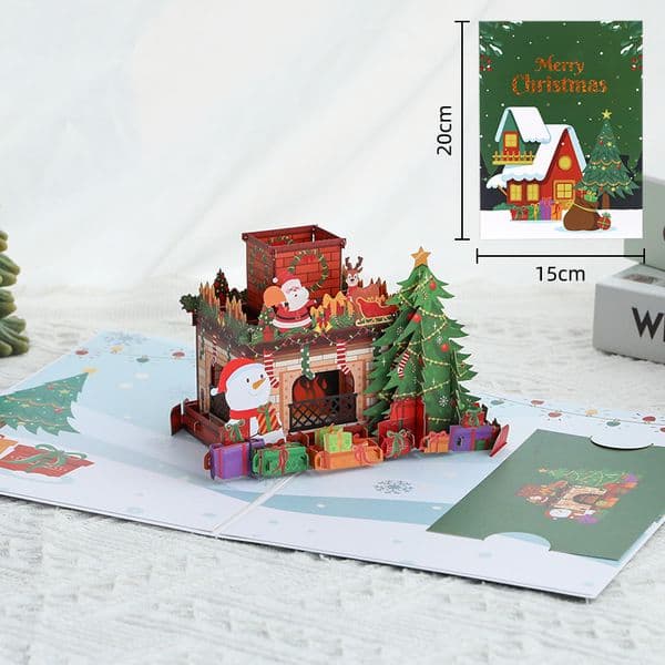 Wholesale 3D Pop-Up Christmas Cards Featuring Baby Jesus for Friends 1025G9076 quality