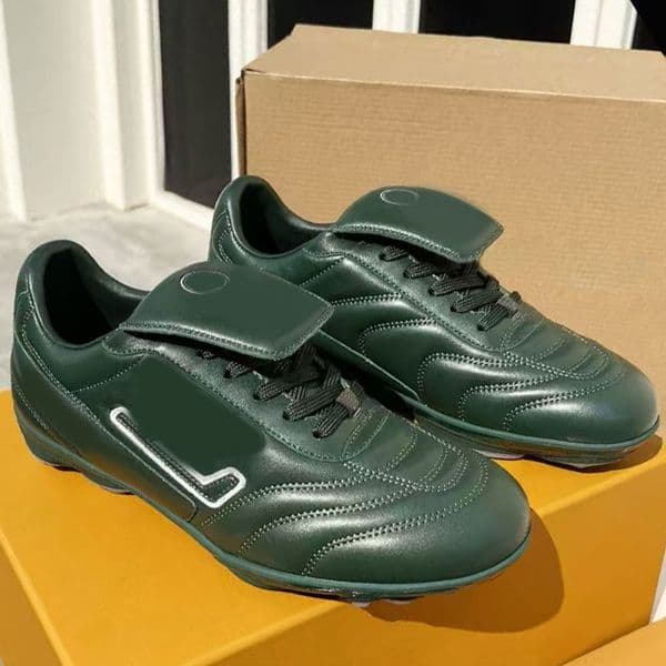 Footprint Soccer Sneaker 1AHAI1 designer sneakers mens casual shoes fashion show football sneakers rubber footprint outsole with sign for athletic shoes