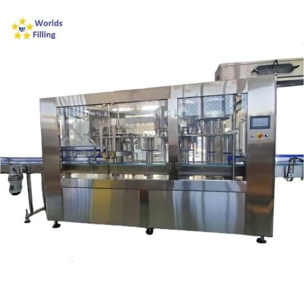 Automatic 5L Disposable Bottle Rotating 3-in-1 Washing Capping Water Filling Bottling Line