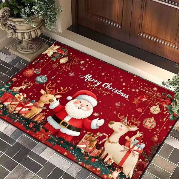 Mat Set of 2 Extra Thick Chenille Striped Pattern Shaggy Rugs Room Non Skid Bath Mats for Bathroom Floor 002001