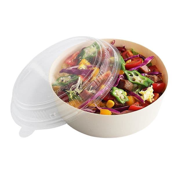 Biodegradable Wooden Round Food Container with Sturdy Lid Great for Bento, Picnics, Daily Lunches Space-Saving Storage