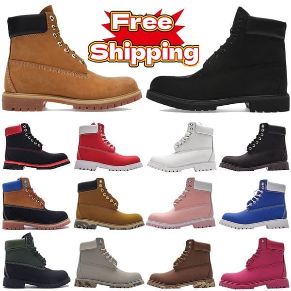 Top quality Designer Boots waterproof Outdoor Sneakers Mens Womens cowboy Shoes Classic 6 inch premium waterproof Chukka Booties Men Walking Runner Trainers