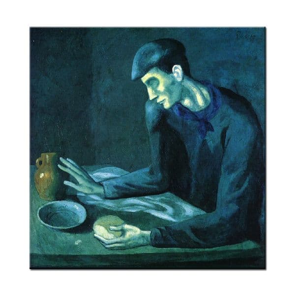 Repas de l'aveugle-by Pablo Picasso Oil Painting Hand Painted Reproduction Canvas Classical Abstract Famous Modern Wall Art Picture For Living Room Home Decor