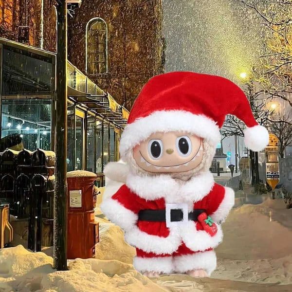 Labubu Clothes Christmas Collection Dress up Santa Claus Snowman Role Playing Cute Costumes No DollsXJ251011