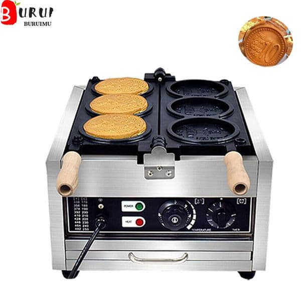 Commercial Electric 10 Yen Coin Cheese Pancake Making Machine for Sale