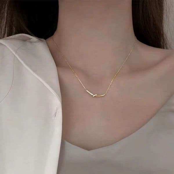 hot sell Pendant Necklace Designer luxury Knot necklace for Women men Exquisite Fashion Unique High End copper plated with K gold Festival vacation gift ddmySat