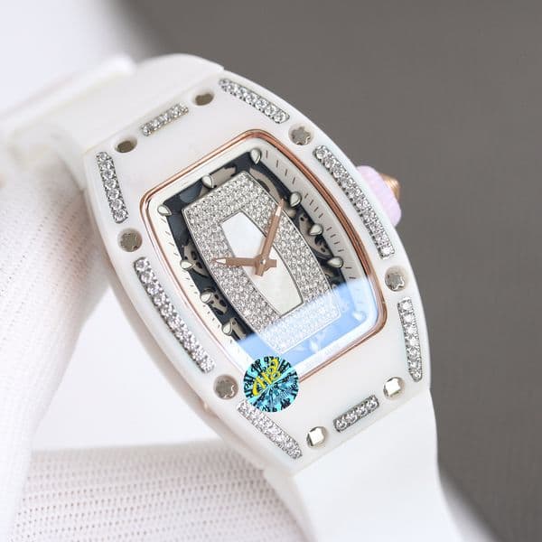 2026 AAAAA women's automatic machinery Luxury designer watch r m007 01 AAAAA Ceramics Men's Watch super clone Mechanica carbon fiber ZF BBR 153L