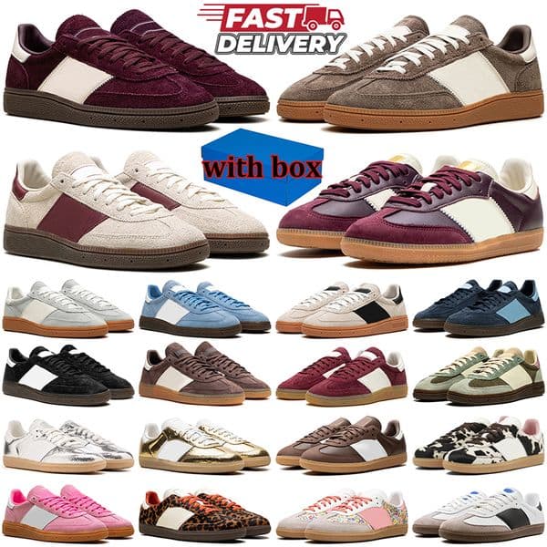 with box casual shoes designer men women sneakers pink black white brown navy blue green red sliver mens womens outdoor sports trainers 36-47