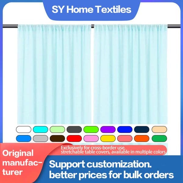 Wedding Chiffon Backdrop with Romantic Design for Outdoor Events Photo Sessions Curtain