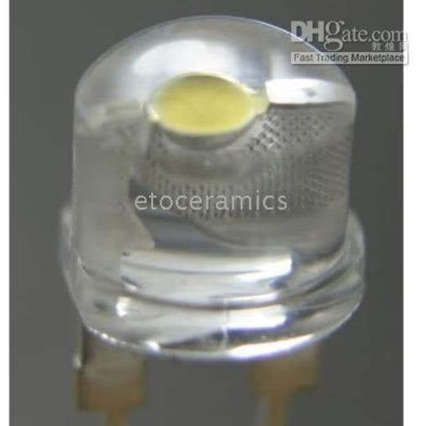 0.5W 8mm straw hat LED;30-40lm;120ma;120degree viewing angle,cool white/6000-7000K 2000pcs/lot