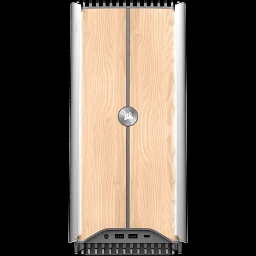 CORSAIR ONE i500 PC - Wood Bright: Liquid Cooled Intel Core i9-14900F, GeForce RTX 4070 Super, 1TB M.2 SSD, 32GB DDR5, Win11 Home (Revival Series)