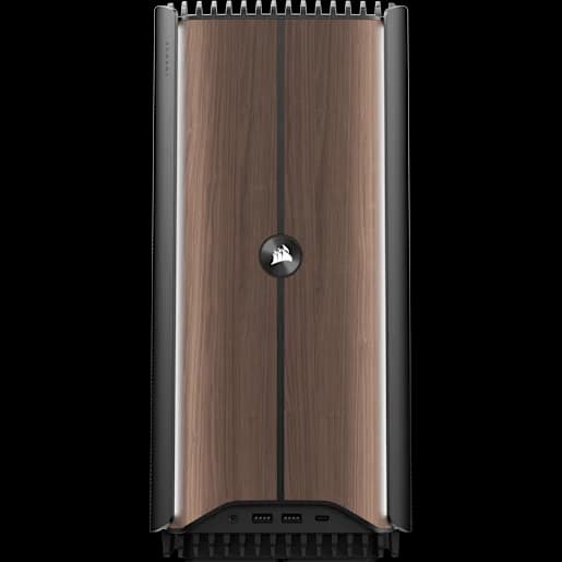 CORSAIR ONE i500 PC – Wood Dark: Liquid Cooled Intel Core i9-14900K and NVIDIA RTX 4090, 2TB M.2 SSD, 64GB DDR5, Win11 Pro (Revival Series)