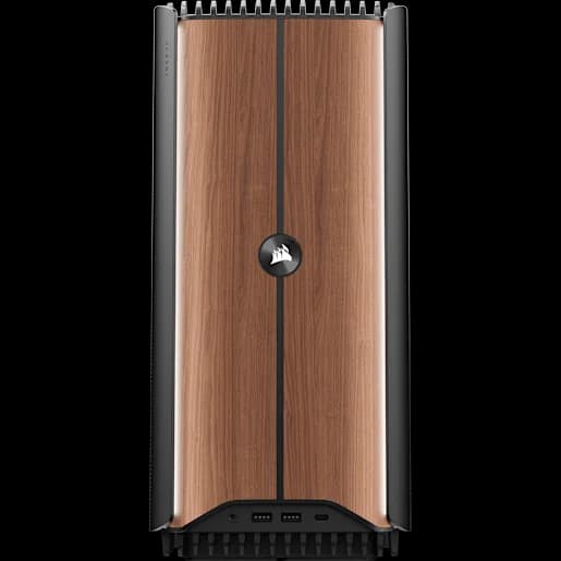 CORSAIR ONE i600 PC – Wood Dark: Intel Core Ultra 7 270K, GeForce RTX 5070, 32GB DDR5, 1TB M.2 SSD, Win11 Home