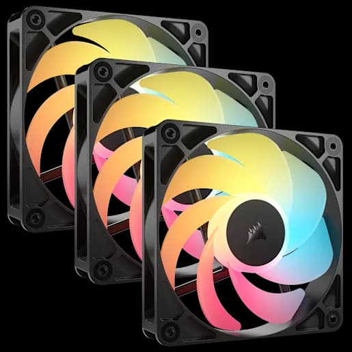 CORSAIR RS120-R ARGB 120mm PWM Reverse Fans Triple Pack (Revival Series)