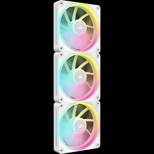 CORSAIR iCUE LINK LX120 RGB 120mm PWM Fans Starter Kit - White (Revival Series)